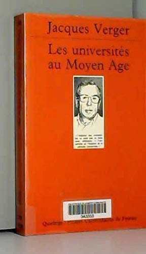 Les Université au Moyen Âge