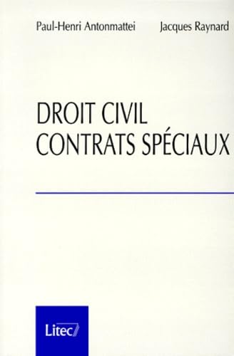 Droit civil, contrats spéciaux (ancienne édition)