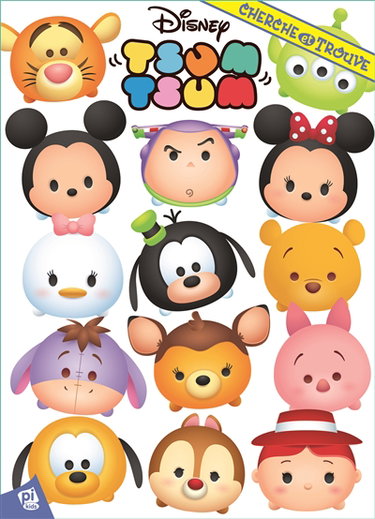 Couverture de Tsum Tsum : cherche et trouve