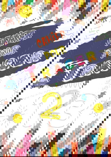 Cahier pour tracer: Apprendre à tracer les lignes, formes et chiffres en s'amusant