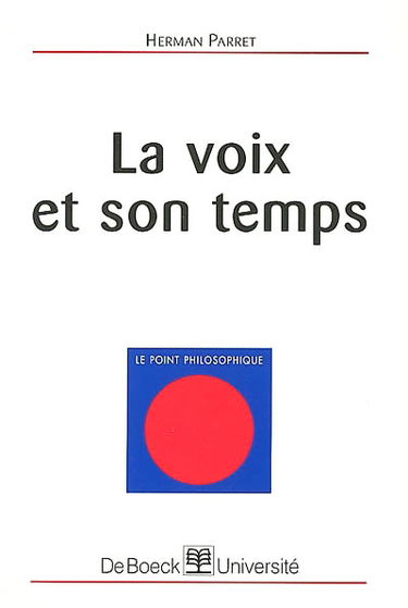 La voix et son temps