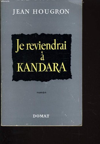 Couverture de Je reviendrai a kandara