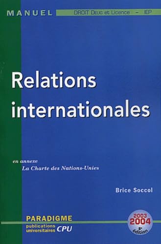 Relations internationales : DEUG Licence Droit
