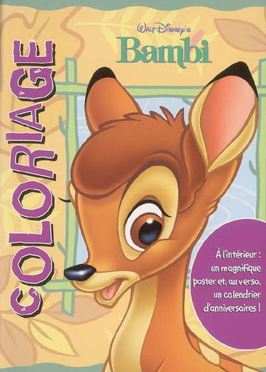 Bambi : coloriage