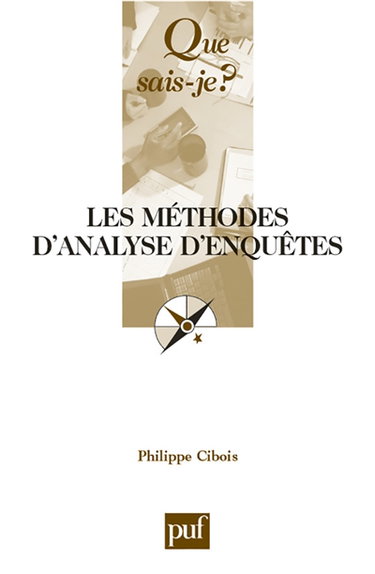 Les méthodes d'analyse d'enquêtes