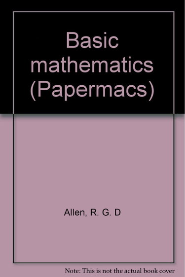 Couverture de Basic Mathematics par R.G.D Allen