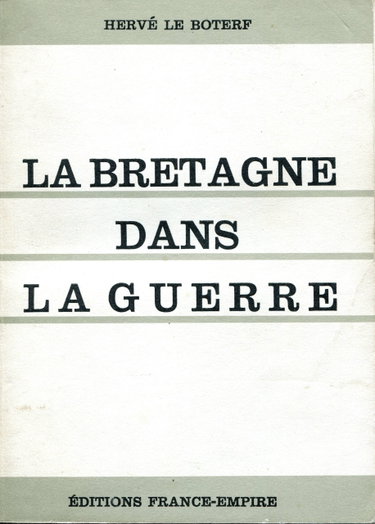 Couverture de La Bretagne dans la guerre