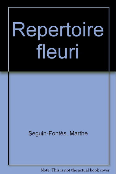Répertoire fleuri