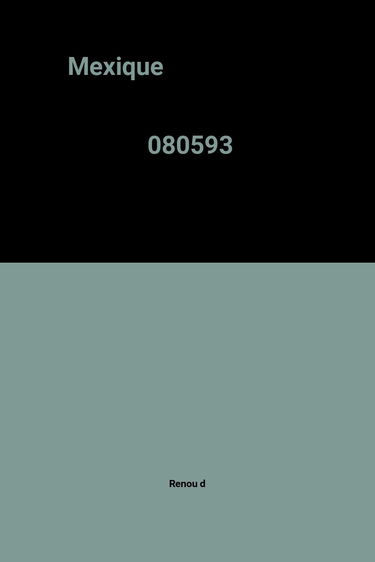 Mexique 080593