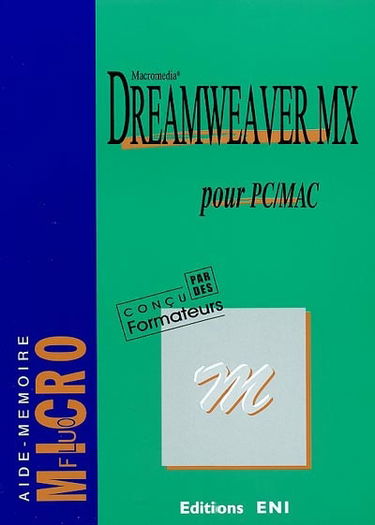 DreamWeaver MX pour PC-Mac