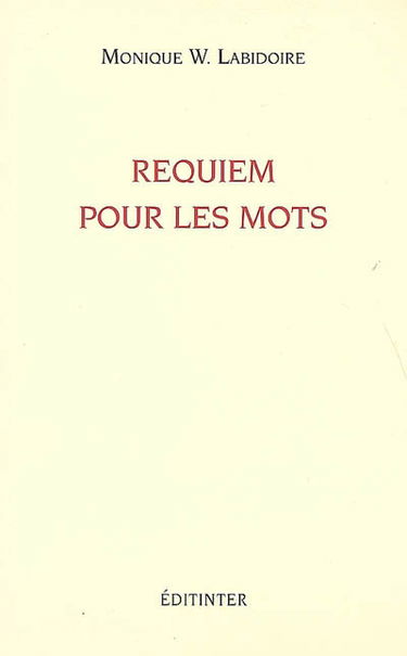 Requiem pour les mots