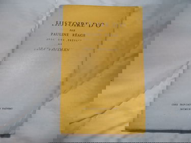 Histoire d'o - préface de jean paulhan