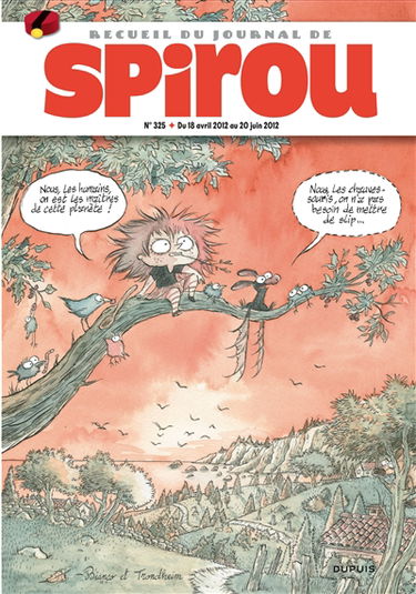 Recueil du journal de Spirou. Vol. 325. Du 18 avril 2012 au 20 juin 2012