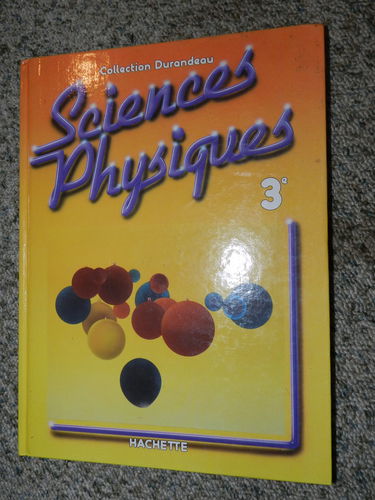 Sciences physiques 3e