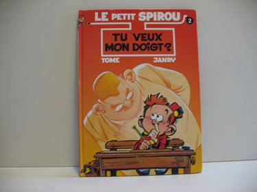 Couverture de Le Petit Spirou , tome 2 , Tu Veux mon Doigt ?