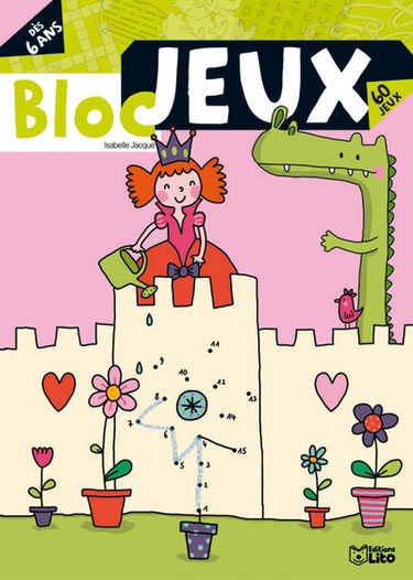 Bloc jeux, princesses et fées : 60 jeux, dès 6 ans