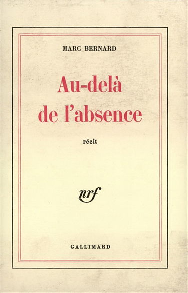 Au-delà de l'absence