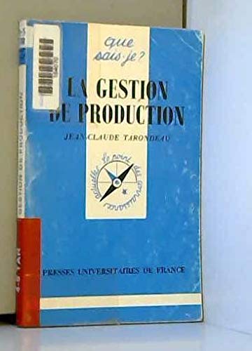 La gestion de production