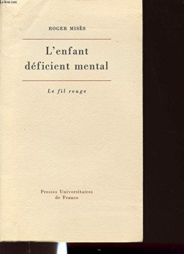 Couverture de L'enfant déficient mental