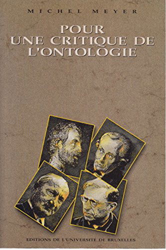 Pour une critique de l'ontologie