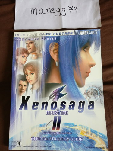 Couverture de Xenosaga EPISODE II: Jenseits von Gut und Bose Official Strategy Guide