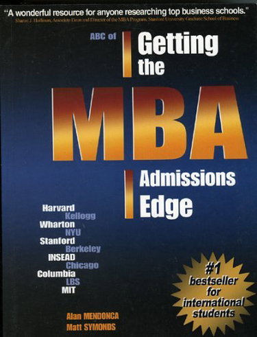 Couverture de Getting the MBA Admissions Edge