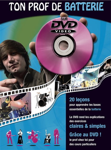 Méthode Ton prof de batterie : Avec DVD