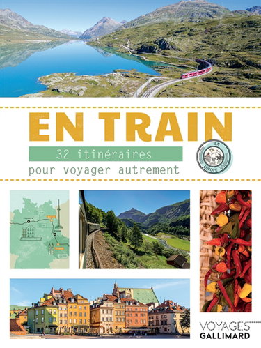 Couverture de En train : 32 itinéraires pour voyager autrement en Europe par Collectifs