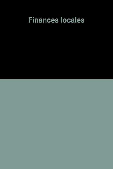 Finances locales