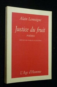 Couverture de Justice du fruit [Board book] [Jan 01, 1989] Lemoigne Alain