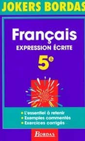 Français, expression écrite 5e