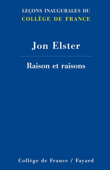 Raison et raisons