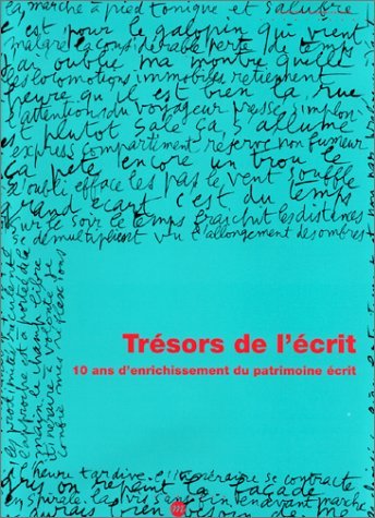 Trésors de l'écrit : 10 ans d'enrichissement du patrimoine écrit
