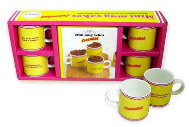 Mini mug cakes Carambar