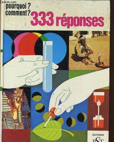 Couverture de 333 réponses (Pourquoi ? comment)