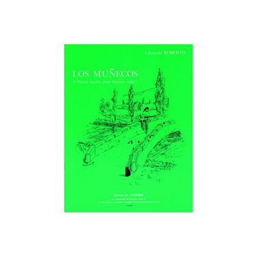 Partitions classique COMBRE ROBERTO E. - LOS MUNECOS (6 PIECES FACILES) - GUITARE Guitare