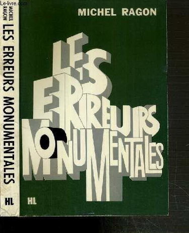 Couverture de Les erreurs monumentales