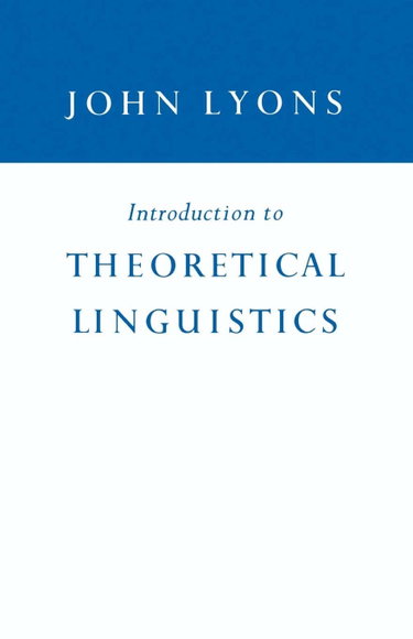 Couverture de Introduction to Theoretical Linguistics