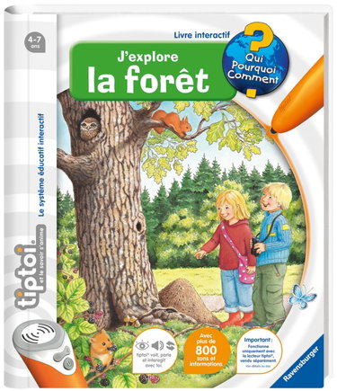 Couverture de Ravensburger - tiptoi® - Livre interactif - Je découvre la forêt - Jeu éducatif électronique, sans écran - A partir de 4 ans - version française - 13099005 par Inka Friese