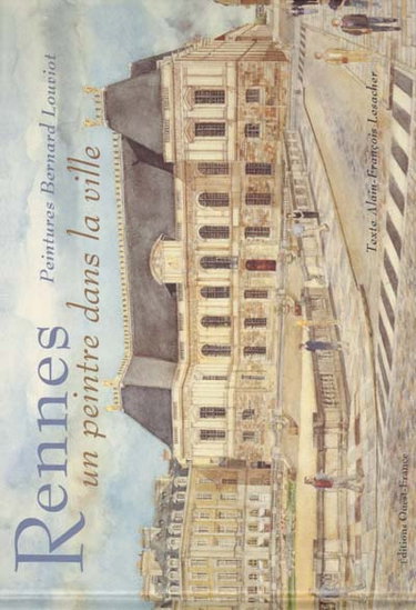 Couverture de Rennes : un peintre dans la ville