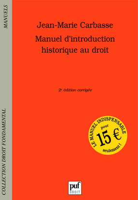 Manuel d'introduction historique au droit