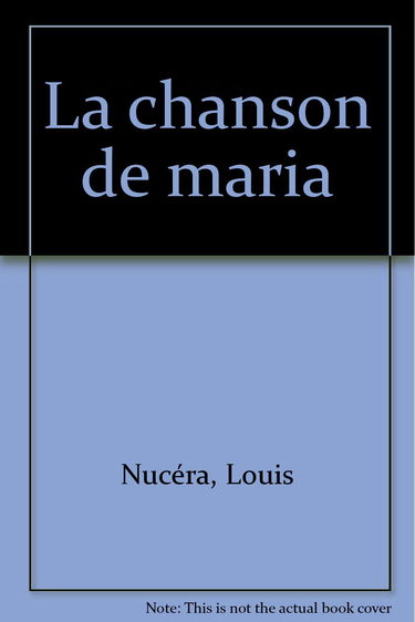 La Chanson de Maria