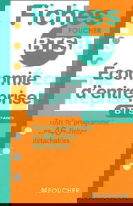 Fiches BTS Foucher : Économie d'entreprise, BTS