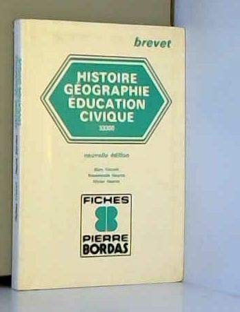 Histoire, géographie, instruction civique, économie