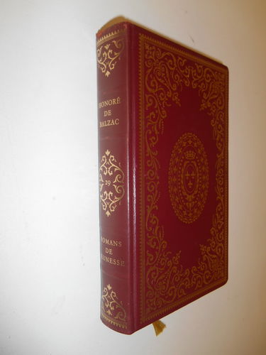 Romans de jeunesse Tome XXIX / De Balzac Honoré / Réf: 26959