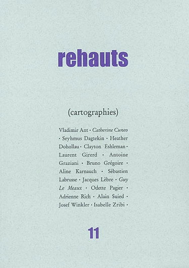 Couverture de Rehauts, n° 11