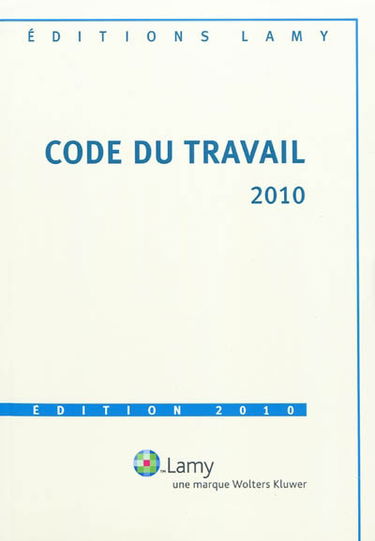 Code du travail 2010