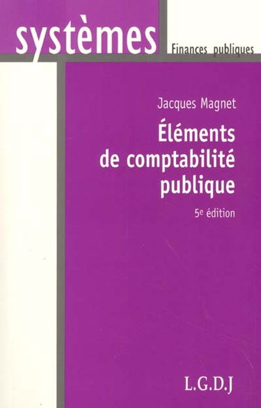 Eléments de comptabilité publique