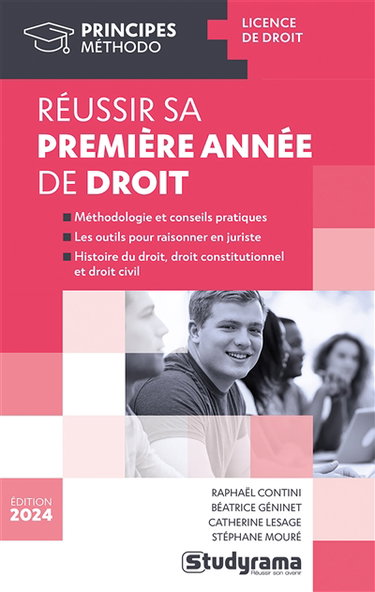 Couverture de Réussir sa première année de droit