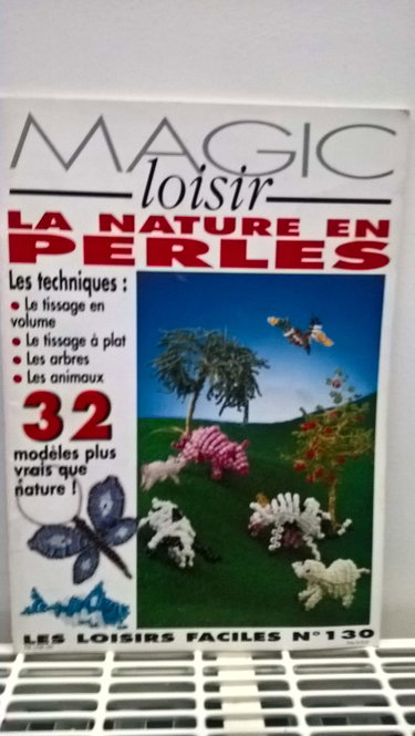 Couverture de Les loisirs faciles n° 130 - La nature en perles